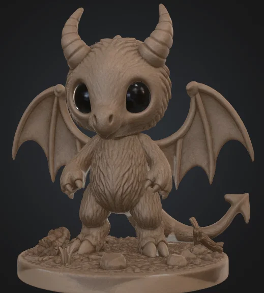 Mô hình 3D Jersey Devil chi tiết - Tượng trưng bày phong cách kỳ ảo - Image 2