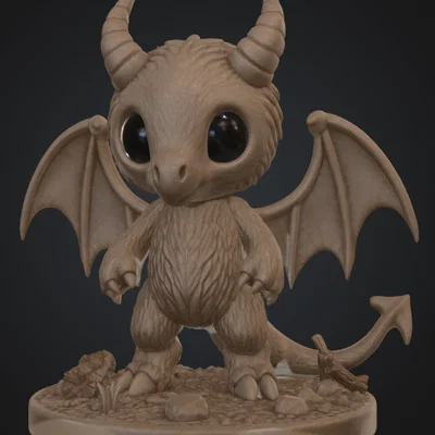 Mô hình 3D Jersey Devil chi tiết - Tượng trưng bày phong cách kỳ ảo
