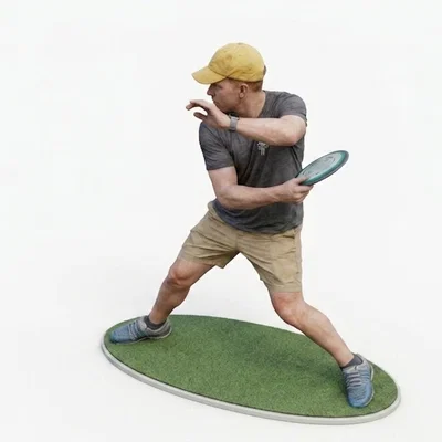 Mô hình trang trí cúp Disc Golf cá nhân hóa đầy ấn tượng