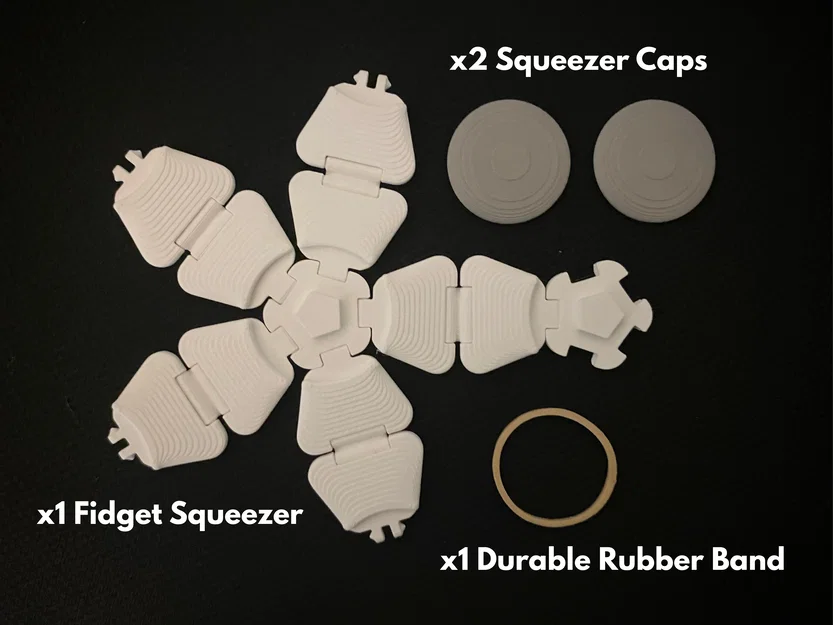 Fidget Squeezer – Đồ chơi bóp nặn fidget in 3D - Image 4