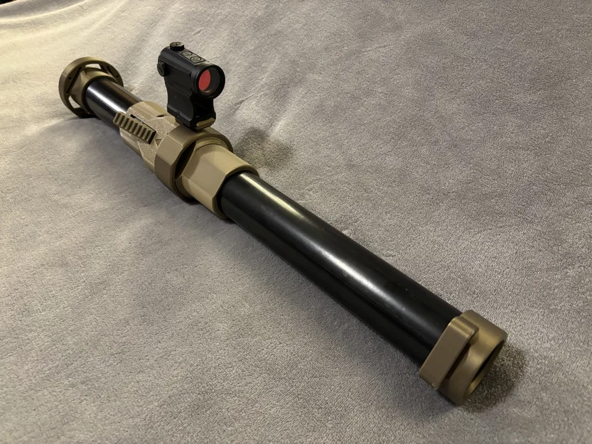 PF-1 – Bệ phóng rocket Airsoft 40mm đơn giản, dễ lắp ráp - Image 1