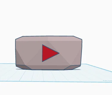 Mô hình 3D Diamond Play Button trang trí bàn làm việc cực chất - Image 1