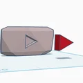 Mô hình 3D Diamond Play Button trang trí bàn làm việc cực chất - Thumbnail 2