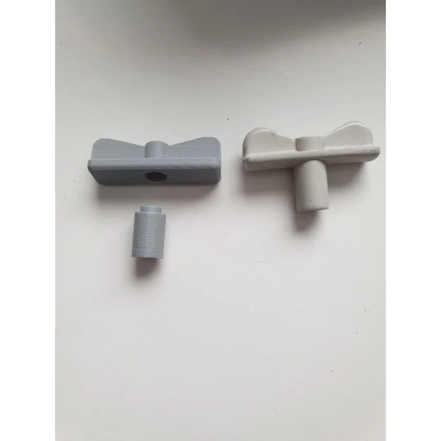 Khóa xoay cửa tủ ngăn kéo cho xe Caravan 3D model - Image 3