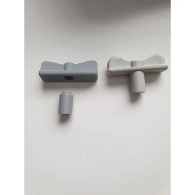Khóa xoay cửa tủ ngăn kéo cho xe Caravan 3D model