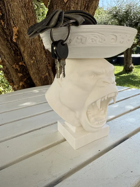 Khay Đựng Đồ Hình Gorilla 3D - Mẫu Decor Độc Đáo Cho Bàn Làm Việc - Image 1