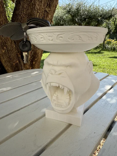 Khay Đựng Đồ Hình Gorilla 3D - Mẫu Decor Độc Đáo Cho Bàn Làm Việc - Image 2