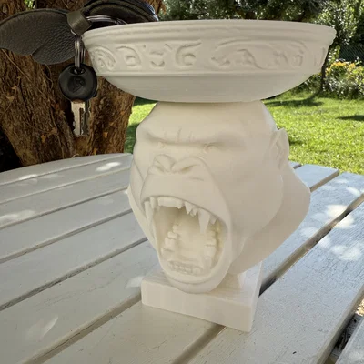 Khay Đựng Đồ Hình Gorilla 3D - Mẫu Decor Độc Đáo Cho Bàn Làm Việc
