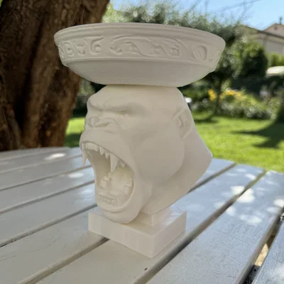 Khay Đựng Đồ Hình Gorilla 3D - Mẫu Decor Độc Đáo Cho Bàn Làm Việc