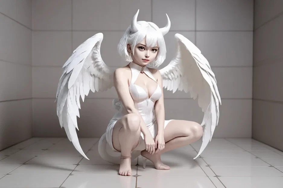 Mô hình 3D nhân vật thiên thần nhỏ (Little Angel) dễ in, chi tiết cao - Image 1