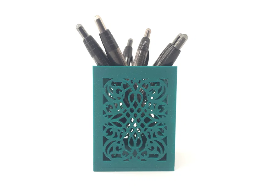 Ống/khay cắm bút dạng lưới (Lattice Pen Holder) - Image 2
