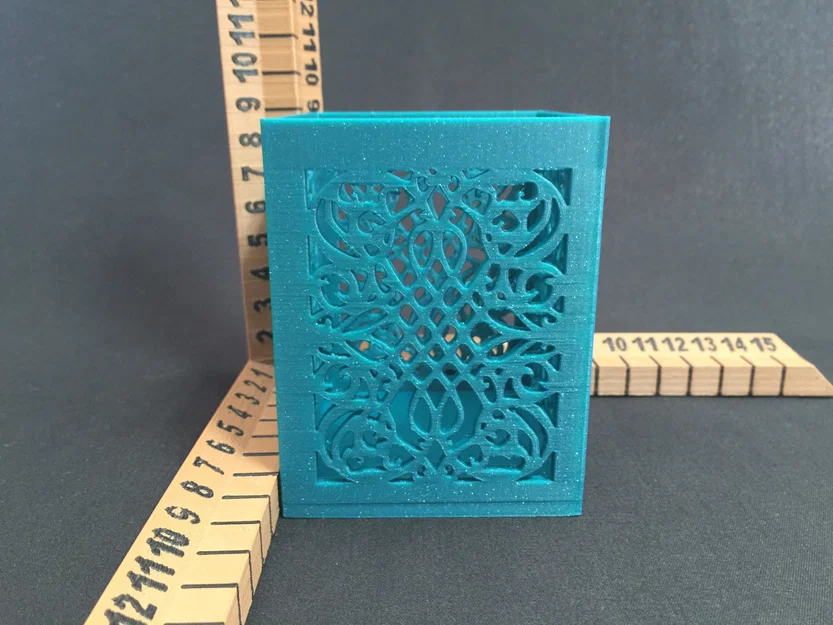 Ống/khay cắm bút dạng lưới (Lattice Pen Holder) - Image 3