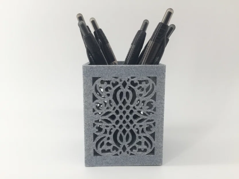 Ống/khay cắm bút dạng lưới (Lattice Pen Holder) - Image 4