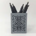 Ống/khay cắm bút dạng lưới (Lattice Pen Holder) - Thumbnail 4