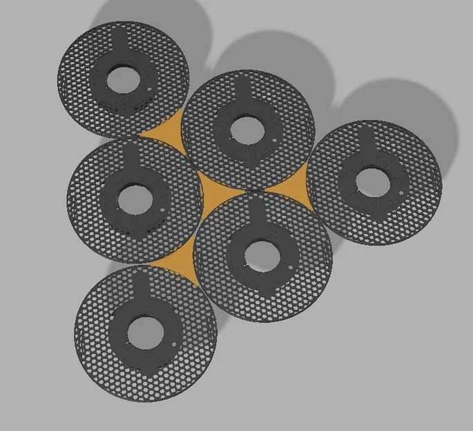 Lưới gắn tường module từ spool Prusament (Modular Prusament Spool Wall Grid) - Image 1