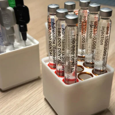 Giá đỡ Gridfinity LA Carpule (Colour Ring System, 1x1)