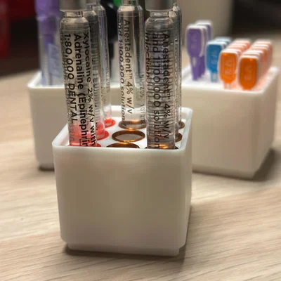Giá đỡ Gridfinity LA Carpule (Colour Ring System, 1x1)