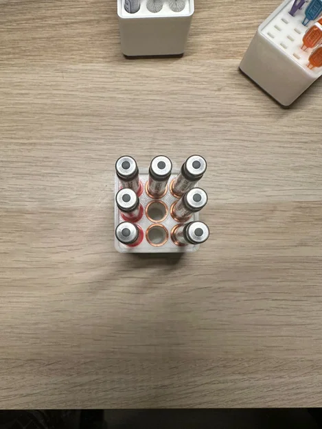 Giá đỡ Gridfinity LA Carpule (Colour Ring System, 1x1) - Image 3