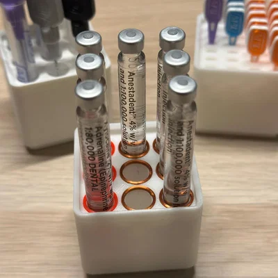 Giá đỡ Gridfinity LA Carpule (Colour Ring System, 1x1)