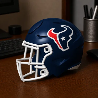 Mũ Bảo Hiểm Bóng Bầu Dục Houston Texans