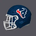 Mũ Bảo Hiểm Bóng Bầu Dục Houston Texans - Thumbnail 2