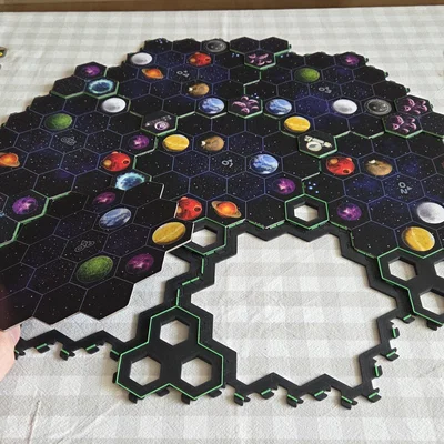 Tile Grid cho Gaia Project (kèm Lost Fleet)