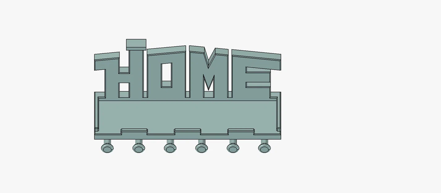 Móc treo chìa khóa chữ “HOME” hiện đại kèm kệ (2 kiểu lắp đặt) - Image 4