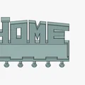 Móc treo chìa khóa chữ “HOME” hiện đại kèm kệ (2 kiểu lắp đặt) - Thumbnail 4