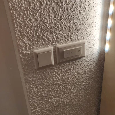 Adapter plate Philips Hue Dimmer Switch cho GIRA System 55 | Dimmschalter Adapterplatte