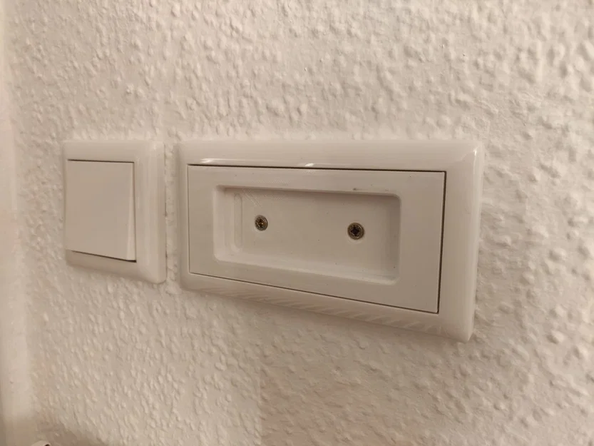 Adapter plate Philips Hue Dimmer Switch cho GIRA System 55 | Dimmschalter Adapterplatte - Image 3