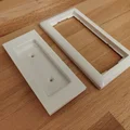 Adapter plate Philips Hue Dimmer Switch cho GIRA System 55 | Dimmschalter Adapterplatte - Thumbnail 4