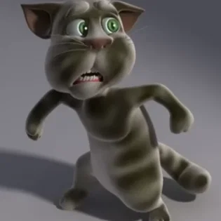Mô hình 3D Talking Tom: Tái hiện nhân vật kinh điển