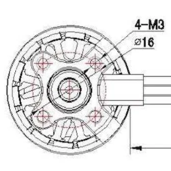 Leopard FPV Drone - Tay Arm Hỗ Trợ Bắt Motor 16x19mm