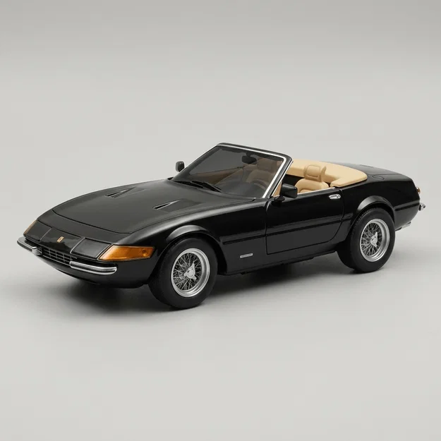 Mô hình 3D Miami Vice: Nhân vật Crockett, Tubbs và siêu xe Ferrari - Image 4