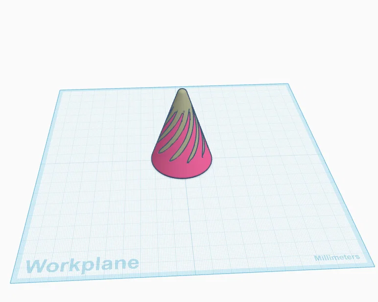 Cone fidget – Fidget hình nón xoắn vặn print in place - Image 2