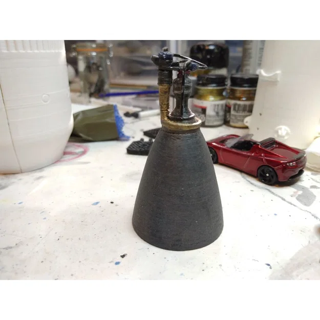 Mô hình động cơ Vacuum Merlin 1D tỉ lệ 1/72 cho fan SpaceX - Image 1