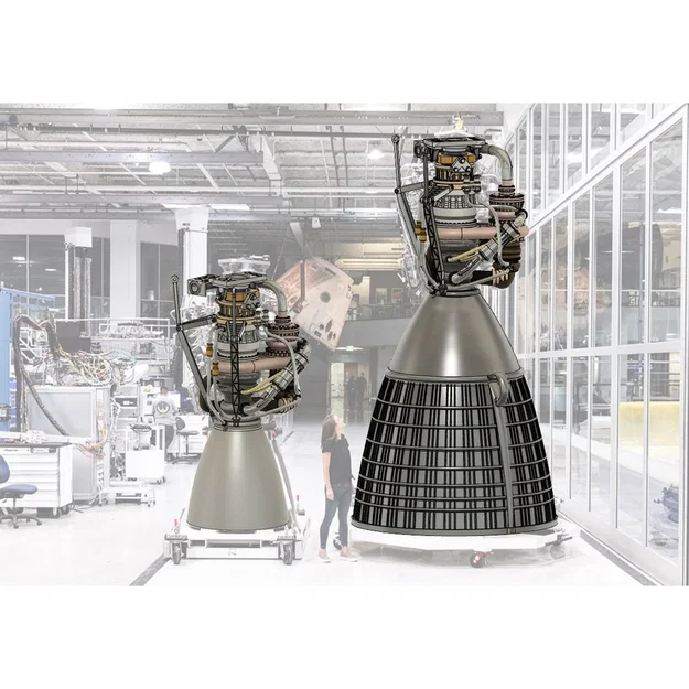 Mô hình động cơ Vacuum Raptor V1 tỷ lệ 1/72 - Siêu phẩm SpaceX - Image 2