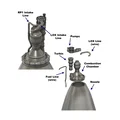 Mô hình động cơ Vacuum Merlin 1D tỉ lệ 1/72 cho fan SpaceX - Thumbnail 2