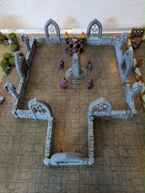 DungeonSticks Cathedral/Church – Terrain mô-đun cho tabletop - Image 9