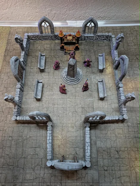 DungeonSticks Cathedral/Church – Terrain mô-đun cho tabletop - Image 10