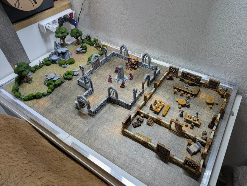 DungeonSticks Cathedral/Church – Terrain mô-đun cho tabletop - Image 12