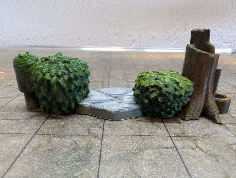 DungeonSticks forest modular tabletop terrain – Bộ terrain rừng lắp ghép - Image 7