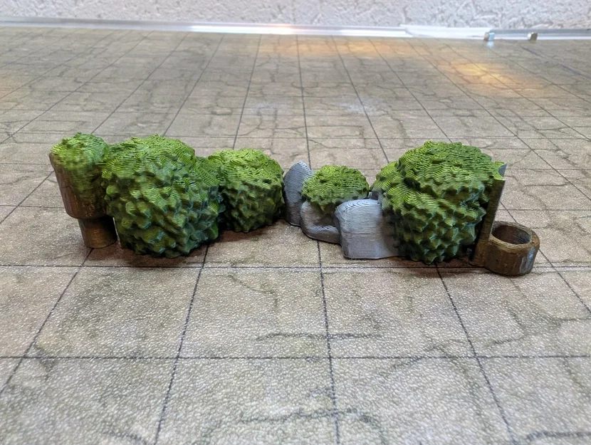DungeonSticks forest modular tabletop terrain – Bộ terrain rừng lắp ghép - Image 9