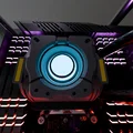 Nắp bơm custom BT Titanfall 2 cho Cooler Master Elite Liquid - Thumbnail 2