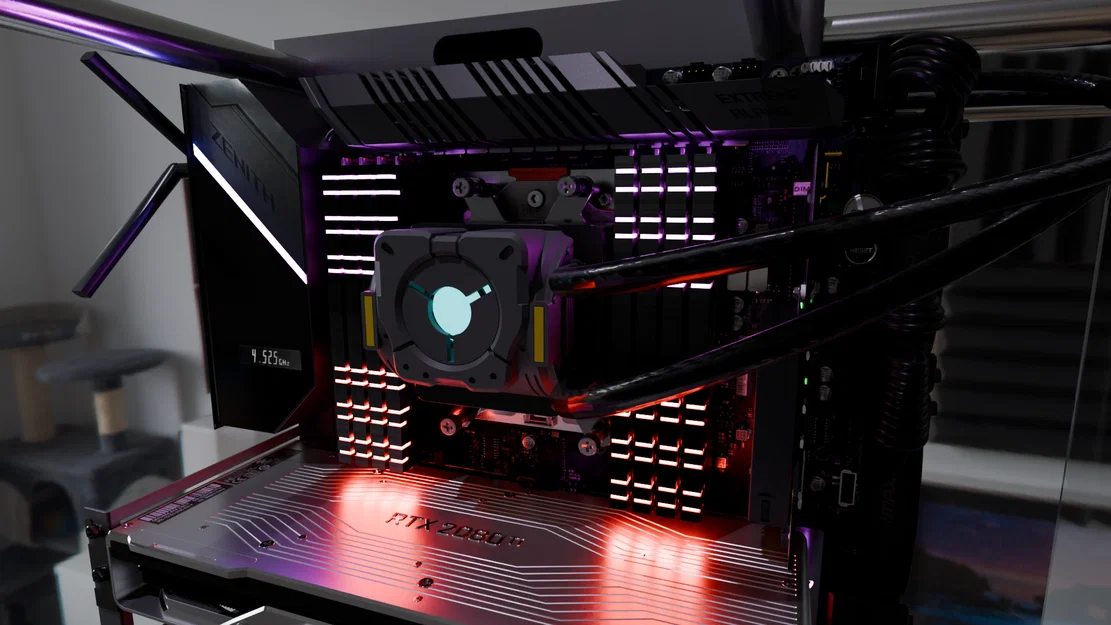 Nắp bơm custom BT Titanfall 2 cho Cooler Master Elite Liquid - Image 5