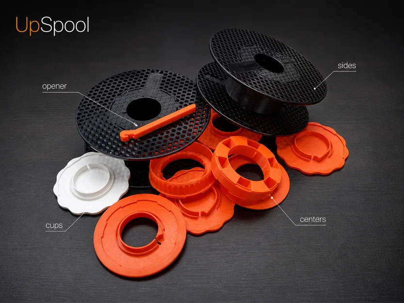 UpSpool – Bộ kit spool Prusament mới (New Prusament Spool Kit) - Image 1