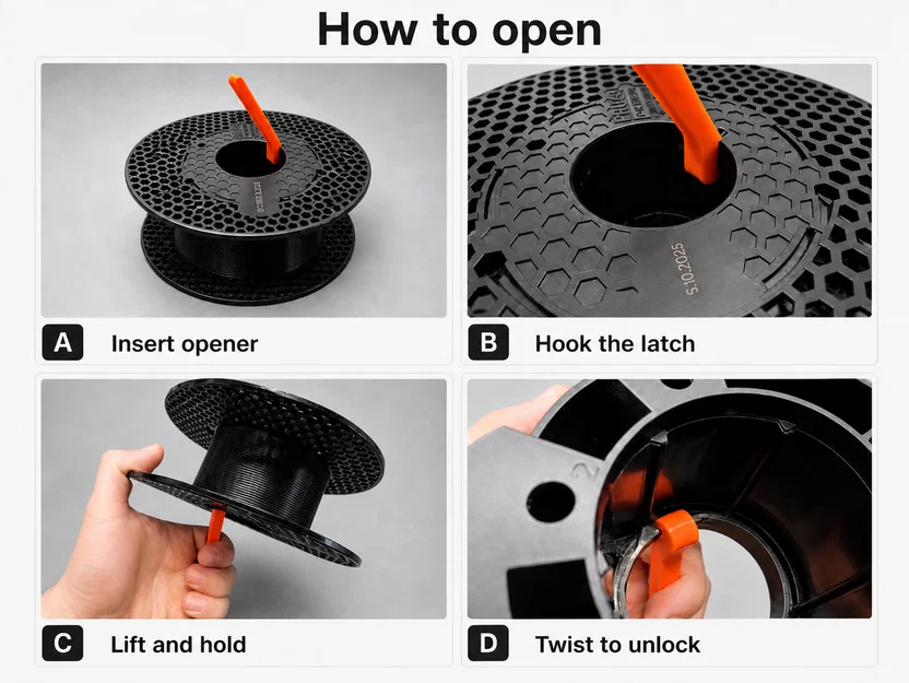UpSpool – Bộ kit spool Prusament mới (New Prusament Spool Kit) - Image 3