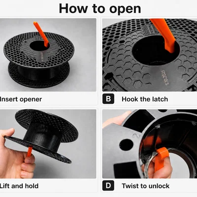 UpSpool – Bộ kit spool Prusament mới (New Prusament Spool Kit)