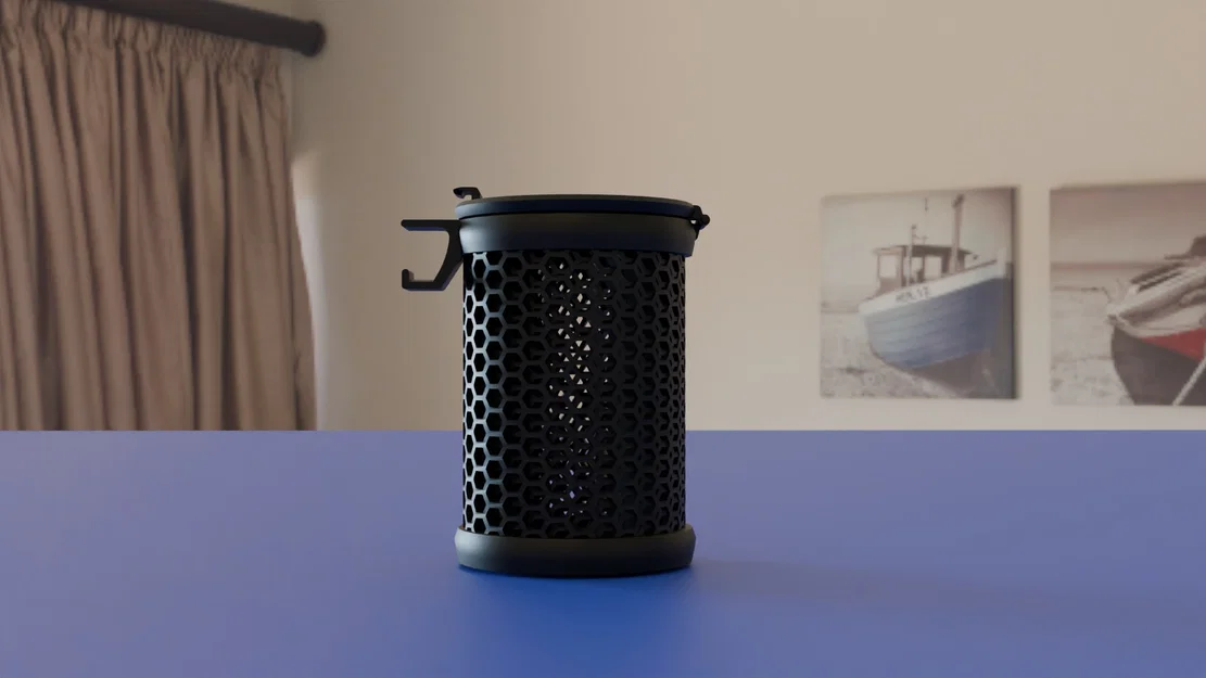 Thùng rác mini treo bàn in 3D thông minh và tiện lợi - Image 1