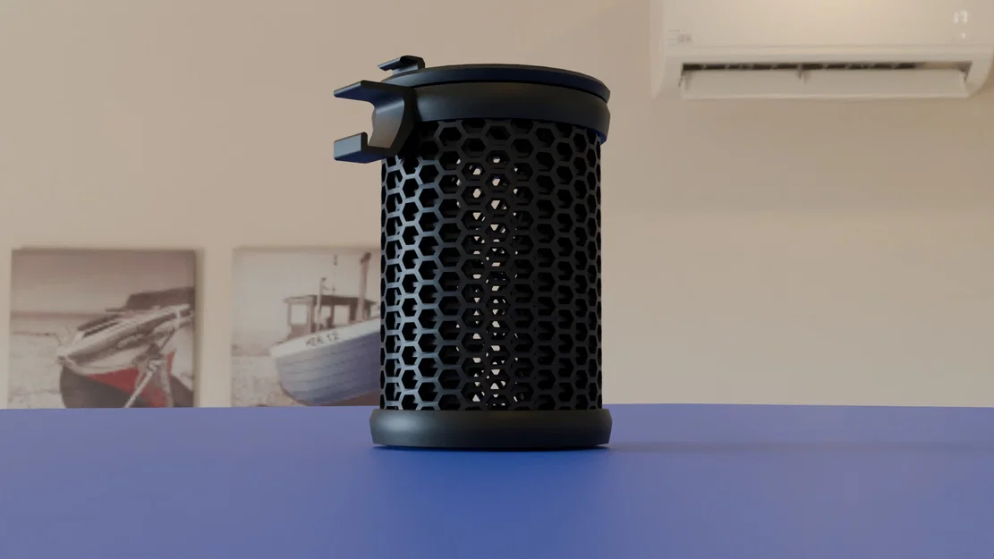 Thùng rác mini treo bàn in 3D thông minh và tiện lợi - Image 2